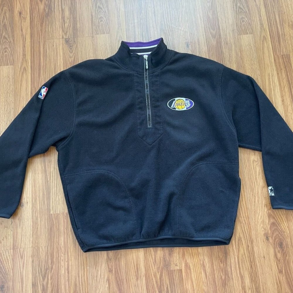 Los Angeles Lakers NBA BASKETBALL VINTAGE STARTER 1990s Size XL Sweatshirt!